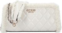 GUESS Cristi Top Zip Crossbody Bag Bone crème