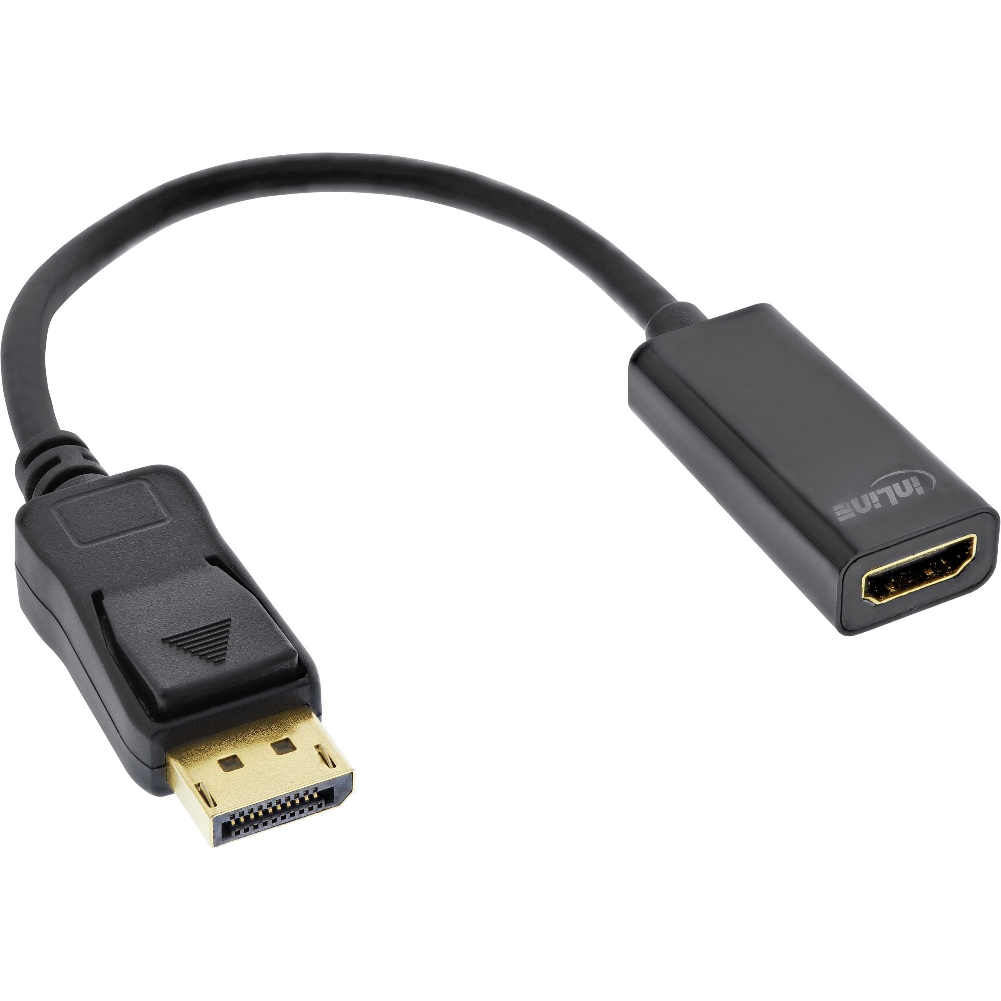 InLine DisplayPort naar HDMI Adapter Kabel - 0.15m - Zwart