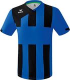 Erima Siena 3.0 Shirt Korte Mouw Heren - Zwart / New Royal | Maat: XL