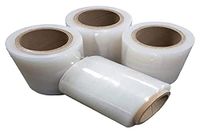 Net4client 4 rollen stretch papier – verpakking dozen wrap stretch folie snelle stevige rollen verpakking 100 mm 150 m Fi50 23µm