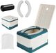 Bol toilet de camping avec 20 sacs toilette biologiques et revêtement PU