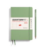 Leuchtturm1917 Weekly Planner B6+ Paperback 2025 Sage