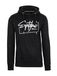 SPITZBUB Sweatshirt 'Jürgen' zwart / wit