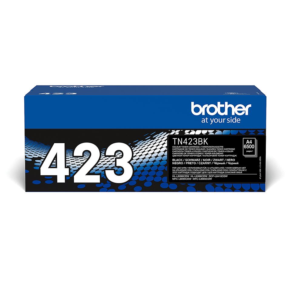 Brother TN-423BK Black Toner Cartridge - Original - 6500 Pages