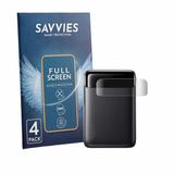 Savvies - Screenprotector voor INIU P512 - Folie Beschermfolie transparant volledig dekking 4 Stuks
