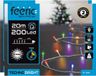 Feeric lights & Christmas Feeric lights Kerstverlichting - 2x - Gekleurd - 20 meter - 200 LED lampjes - Transparant snoer