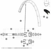 MAVIC P2R / Proconcept 2 Roues Mavic Crossride Ftsx Lager (x2) Zilver