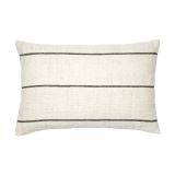 Broste Copenhagen Sigrid 40x60 cm Light beige-black Housse de coussin