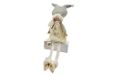 PARTENOPE SRL tissue wit/grijs pop 85 cm, zoals foto, uniek