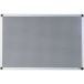 Bi-Office Prikbord aluminium 60x45cm grijs
