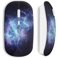 Maniacase Galaxy Blauw Draadloze Muis