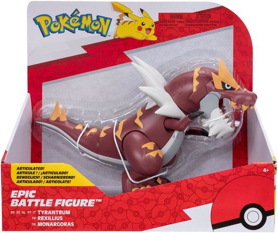 Jazwares Pokémon Epic Battle Figure Tyrantrum 30cm