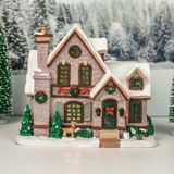Lemax - 'White Christmas' - Bâtiment éclairé