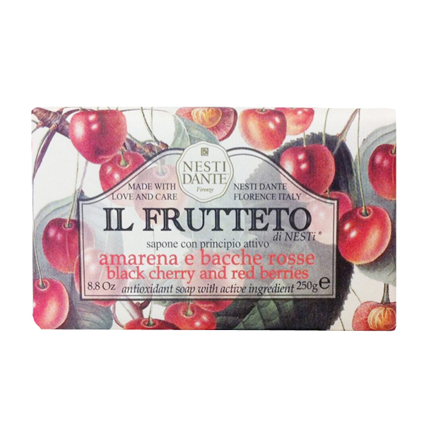 Nesti Dante Il Frutteto: Zwarte Kersen  Rode Bessen zeep 250 gr
