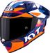 KYT R1R Diamond Helm - Blauw/oranje - Maat XS