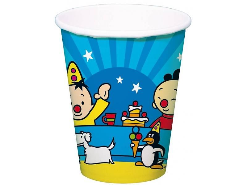 Bumba Wegwerpbekers - Karton - Multi - 8 stuks - 200 ml