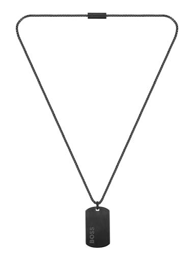 BOSS Jewelry ID Collection halsketting met hanger voor heren - 1580052