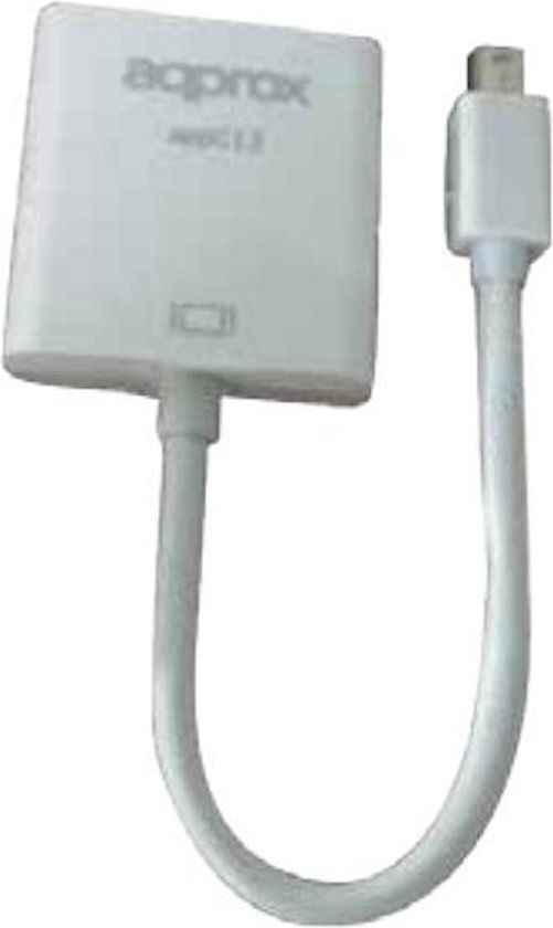 Approx APPC13 Mini DisplayPort naar VGA Adapterkabel Wit