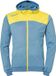 Kempa Emotion 2.0 Jas met Capuchon Dove Blauw-Limoen Geel Maat 3XL