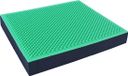 Orange Gym Balanskussen Spiky Massage Volwassenen & Kinderen, Balance Board – 38 x 32.5 x 6 cm zwart groen