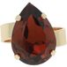 OTAZU Classic Drop Ring Burgundy Taille : OS | Bagues Outlet | Femme | Marron