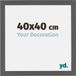 yd. Cadre photo 40x40 cm Anthracite MDF Mura