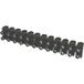 Domino Barrette De Connexion "domino" 12 Entrées 10mm² Noire