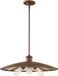 Feiss LED Hanglamp Urban Renewal | 3X E27 Max 60W | Dimbaar | Astral Bronze