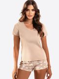 Vivisence Pyjama '2048' beige