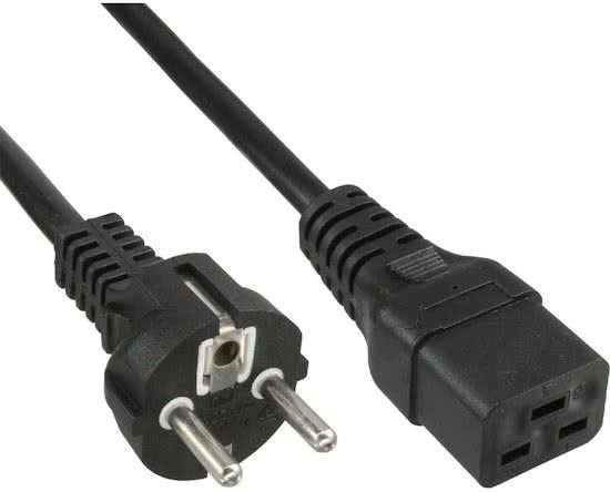 Inline Stroomkabel met C19 plug - 2 meter