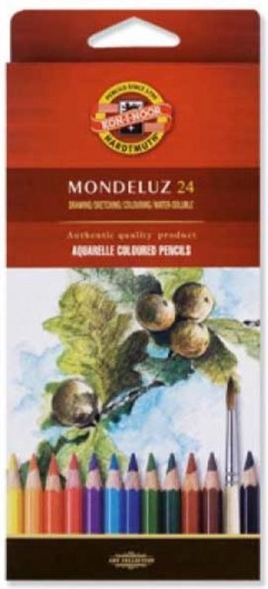 Koh-i-Noor Mondeluz 24 aquarel potloden