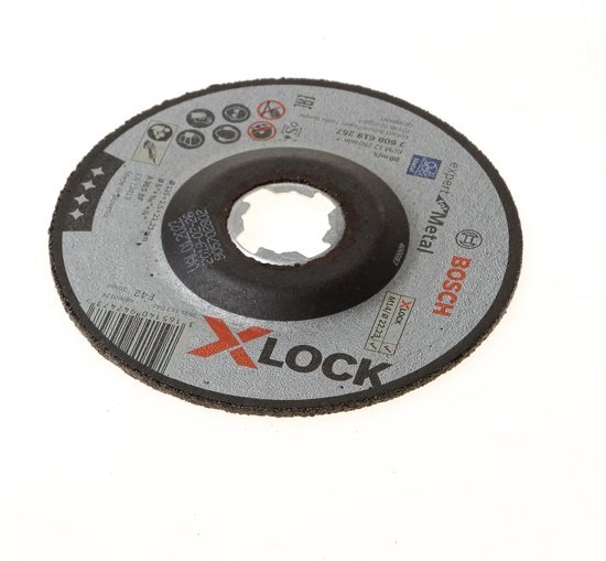 Bosch Doorslijpschijf Xlock met.exp.125x2.5x22 geb