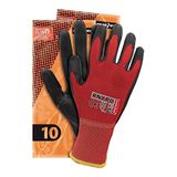 Rypo CB10 beschermende handschoenen, rood-zwart, maat 10, 12 stuks
