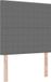 vidaXL LED Hoofdbord Lichtgrijs 100 cm Corduroy stof