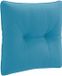 vidaXL Coussin de dossier PUTTEN 100% Polyester Bleu clair 40 x 40 x 10 cm