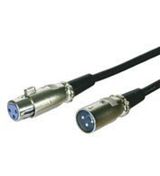 MicroConnect XLRMF2 - Audio kabel - 2 m - Zwart