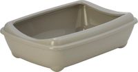 Gebr de boon Moderna Kattenbak met Rand - 42 cm - Warm Grijs