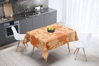 Bonamaison Tafelkleed, Anti-Mold, Sneldrogend, Waterdicht, 100% Polyester Tafellaken, 140cm x 140cm - Ontworpen en Vervaardigd in Turkije