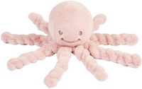 Nattou Lapidou Doudou Knuffel Octopus - 22 cm - Poederroze