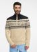 Ragwear - Trui Norwaian zand print met korte rits - maat L