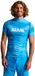 Slam T-Shirt Foil Rashguard Ss - Blauw - Polyester - Heren - Maat L