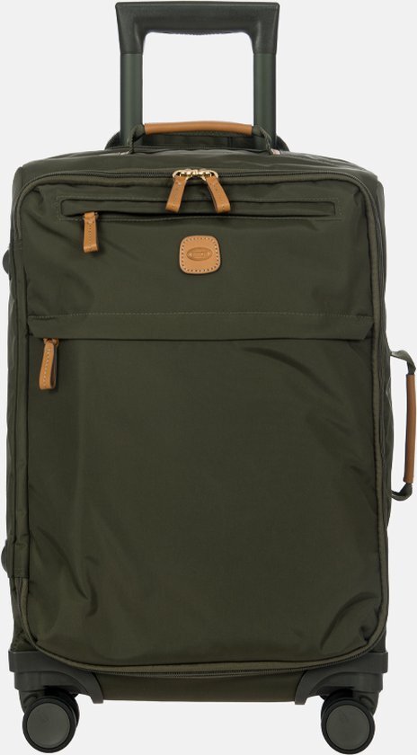 Bric's Bric's X-Travel Cabin Trolley 55 olive II Zachte koffer Groen