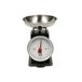 Balance de cuisine rétro, métal, noir, 1 kg
