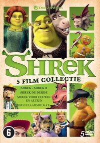 Warner Home Video Shrek 1 - 4 + De Gelaarsde Kat - 20th Anniversary