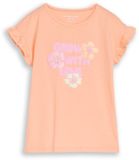 Tom Tailor T-shirt avec détail en tulle - Taille 92/98 - fleur de pêcher