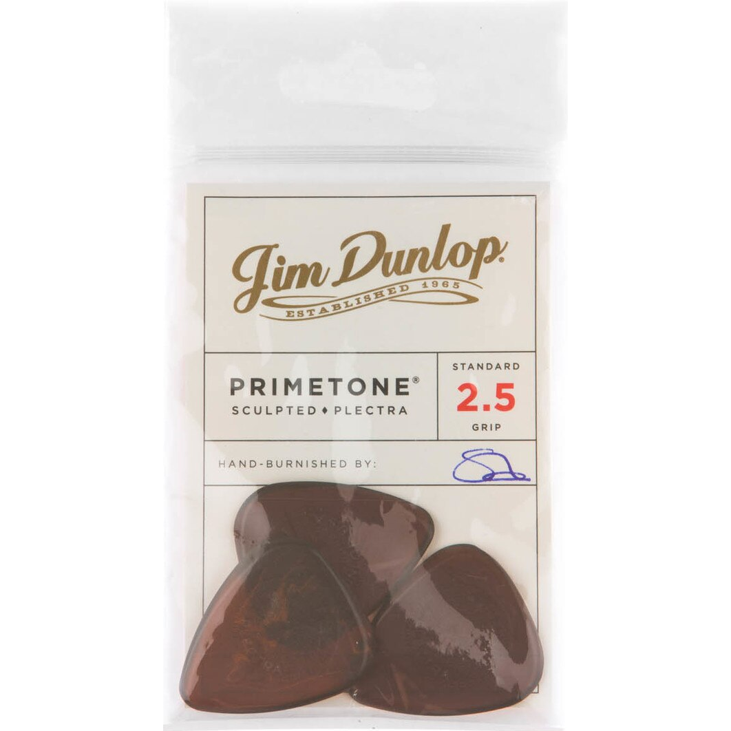 Dunlop Primetone Standard Grip Pick 2.50mm - 12 stuks