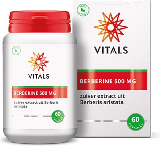 Vitals Berberine 500mg Capsules