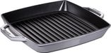 Staub Grillpan Inductie Vierkant 33cm Grafiet-Grijs