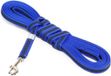 Julius-K9® Laisse antidérapante en nylon/caoutchouc 20mm avec poignée BLEU 5m
