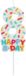 Folat Kaars Cozy Sprinkles Cijfer 8 - 7 cm